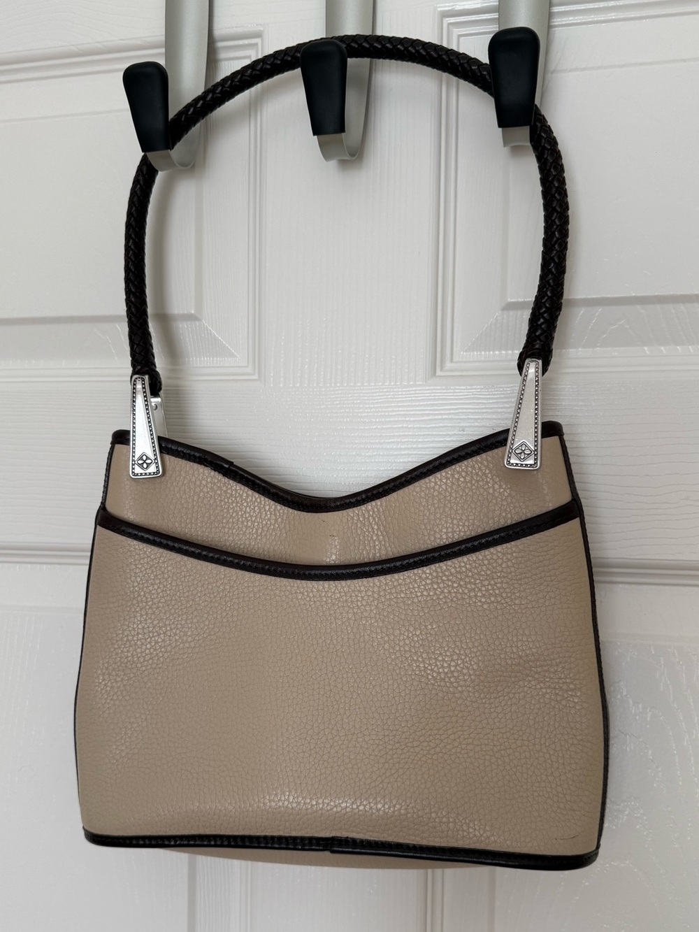The Brighton Collection Beige and Black Women’s Shoulder Bag - Classic